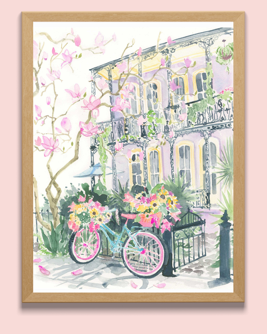 "Easter Basket" Watercolor Fine Art Print