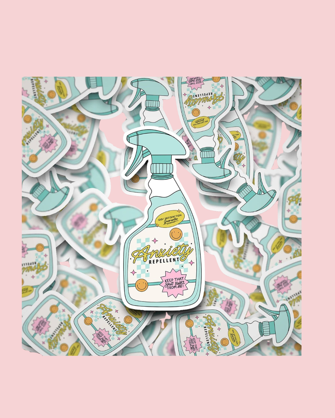 Vinyl Decal Anxiety Repellent Spray