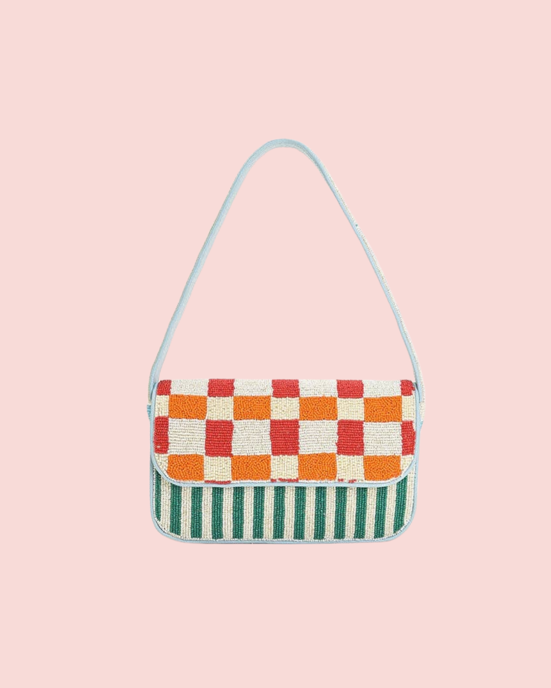 Sunset Check Shoulder Bag