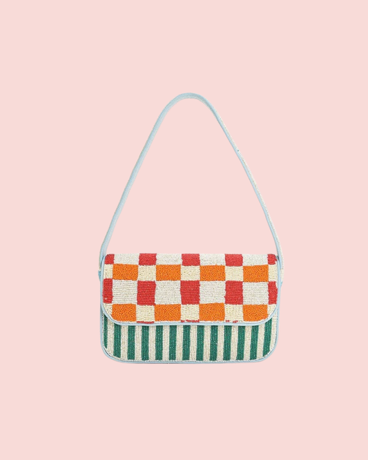 Sunset Check Shoulder Bag