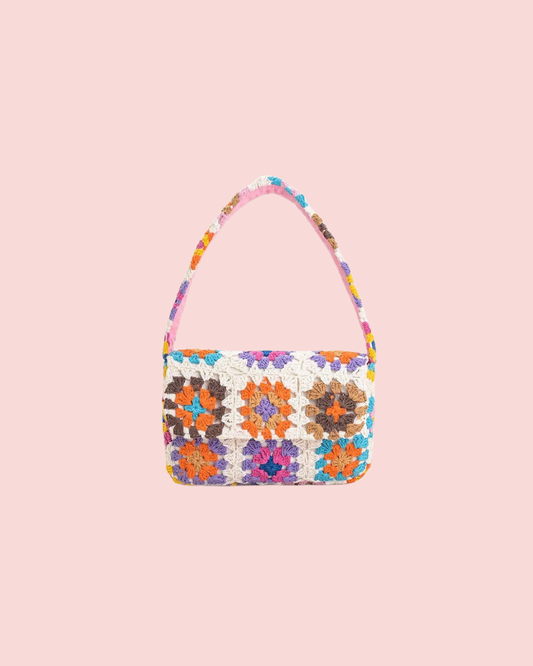 Stitch Please White Shoulder Bag