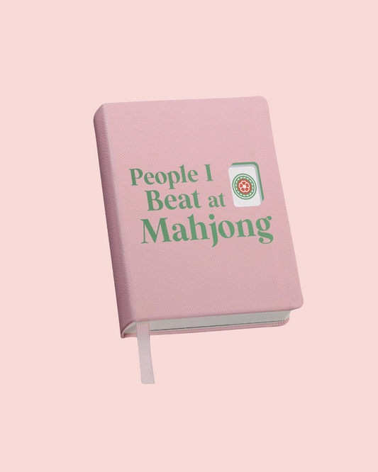 People I Beat at Mahjong Journal (Pink)