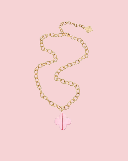 Trinity Necklace - Folli - Brush Gold