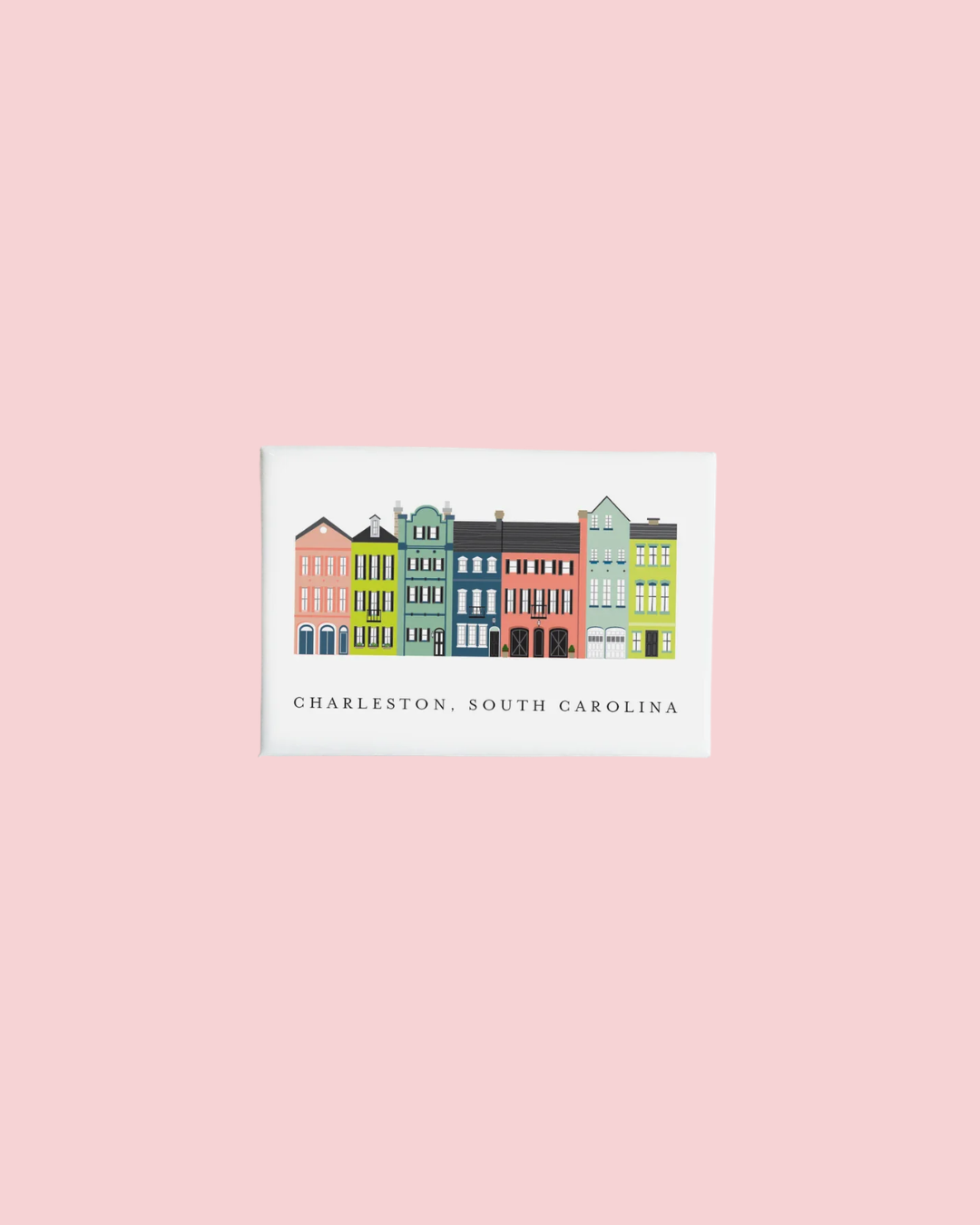 Charleston Rainbow Row Magnet
