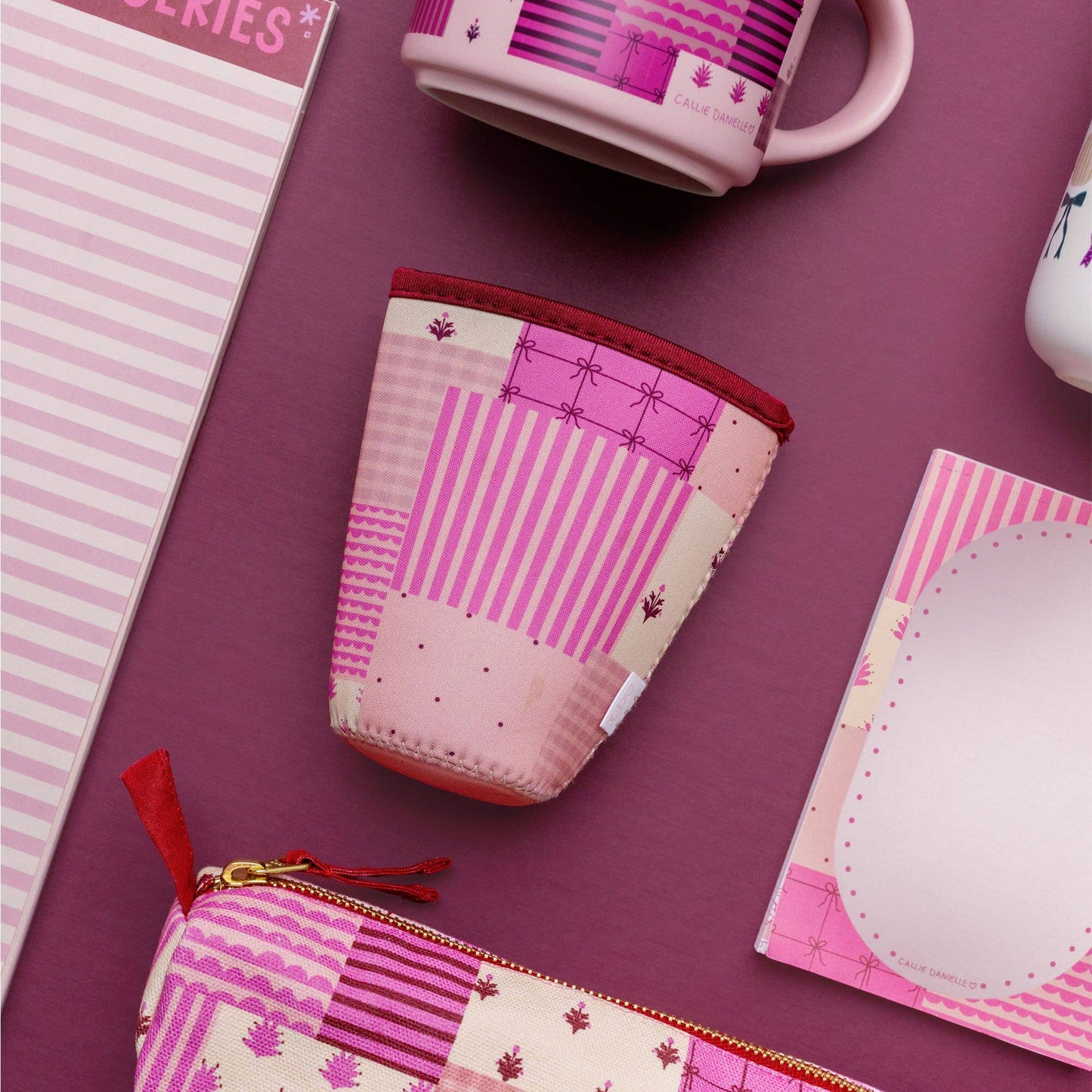 Quilted Patchwork Drink Sleeve