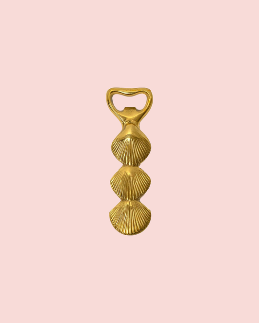 Brass Seashell Bottle Opener