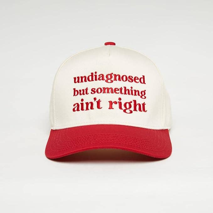 2-Tone Cap - Undiagnosed But Something Ain't Right Red/Beige