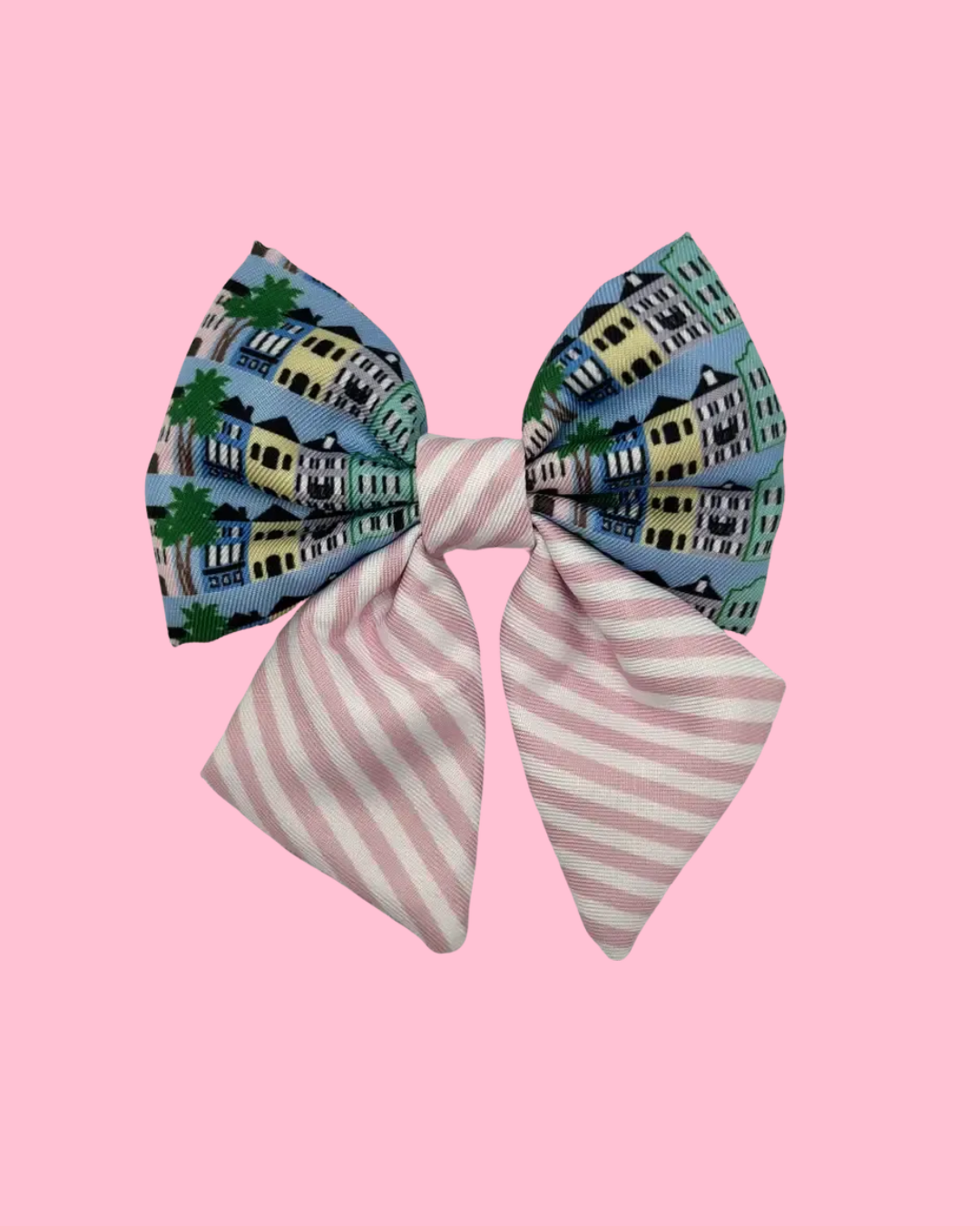 Rainbow Row Bow Tie - Pink