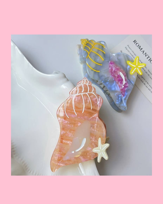 Jumbo Ocean Conch Hair Clip