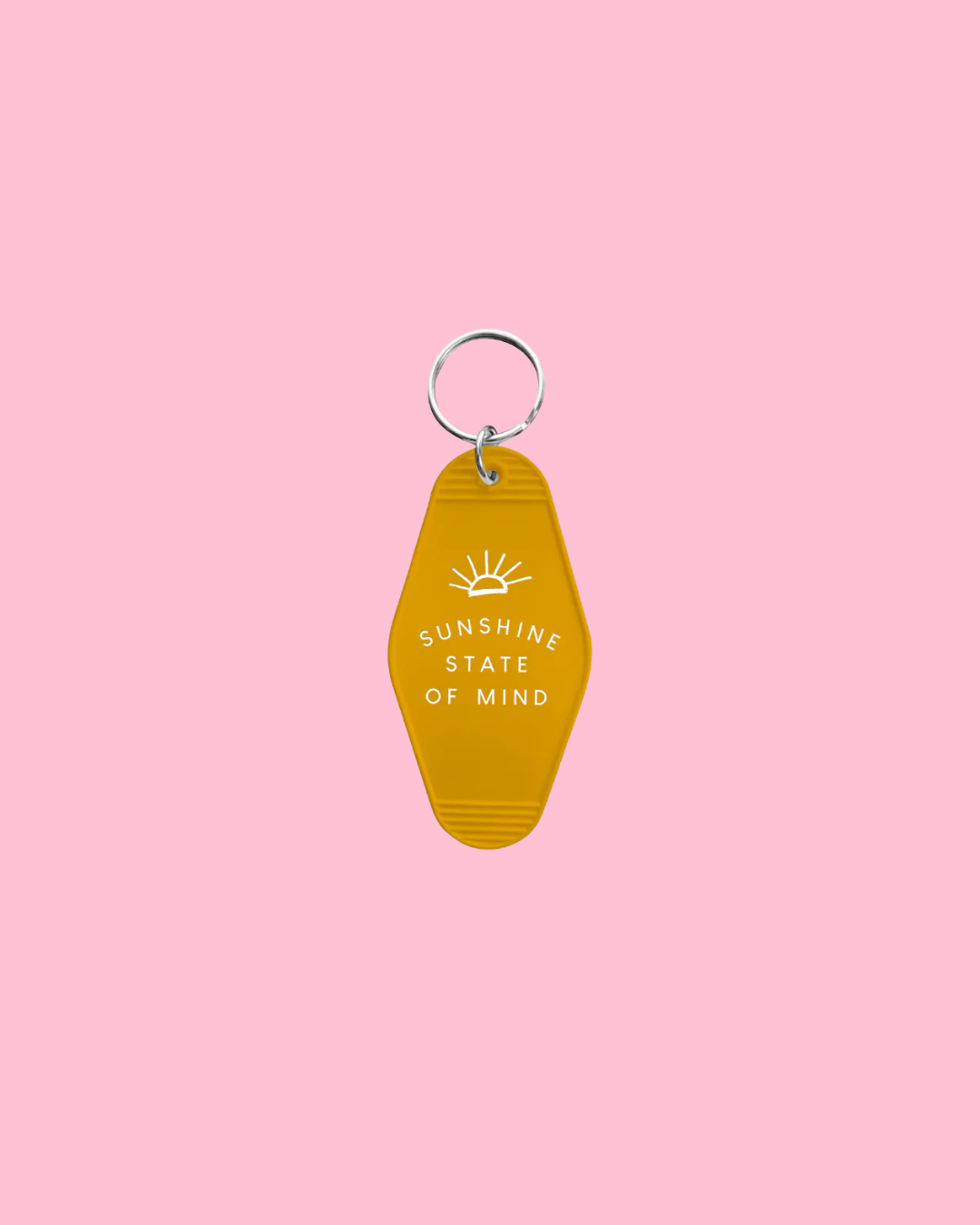 Sunshine State of Mind - Retro Hotel Keychain