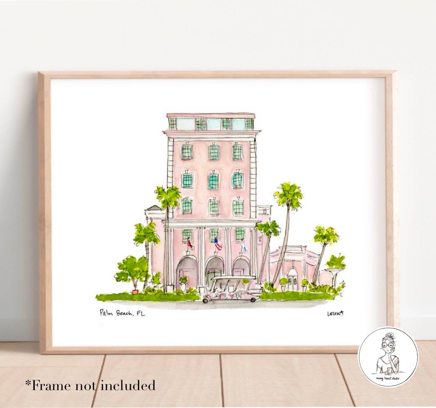 Palm Beach, Florida - Colony Hotel. Art Print