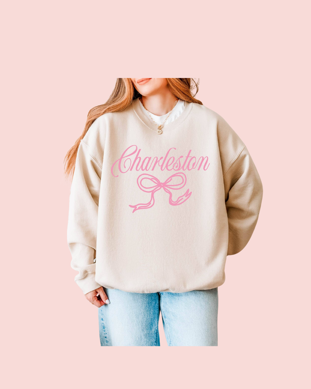 Charleston Bow Sweatshirt