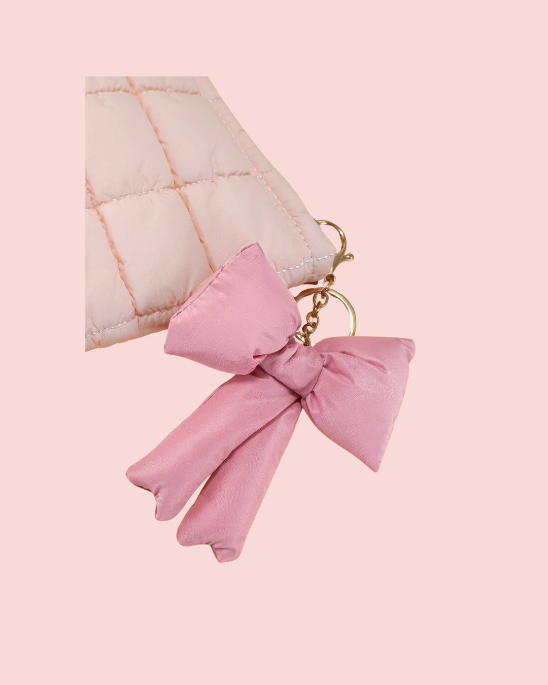 Puffy Bow Bag Charm