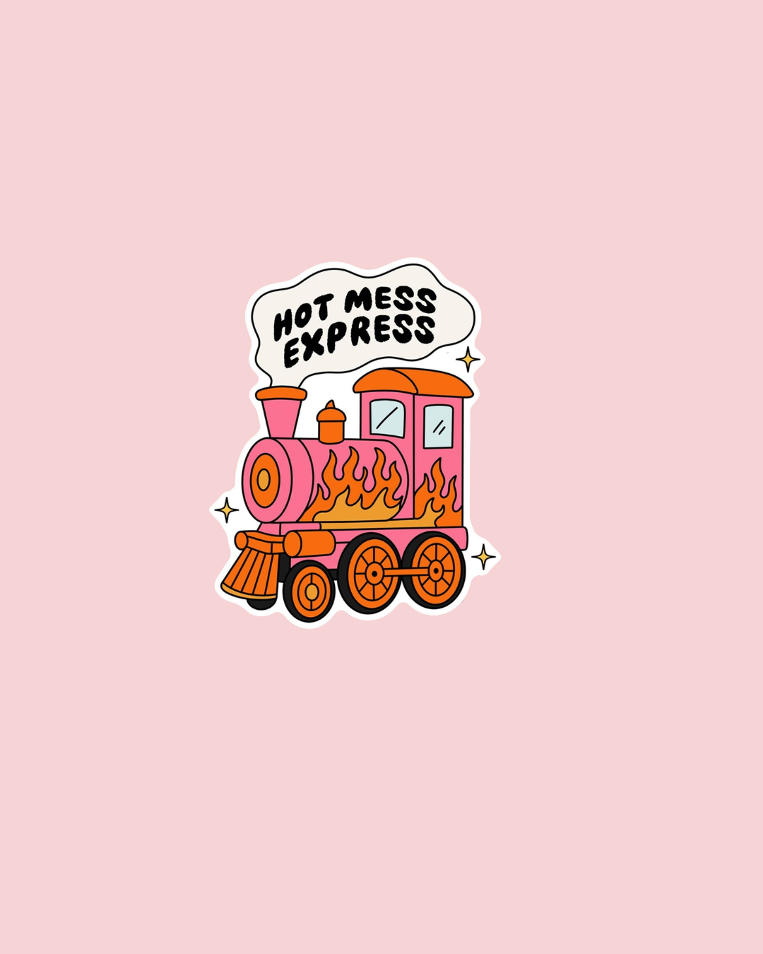 Vinyl Decal Hot Mess Express