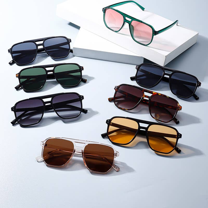 Retro Fashion Pilot Sunglasses