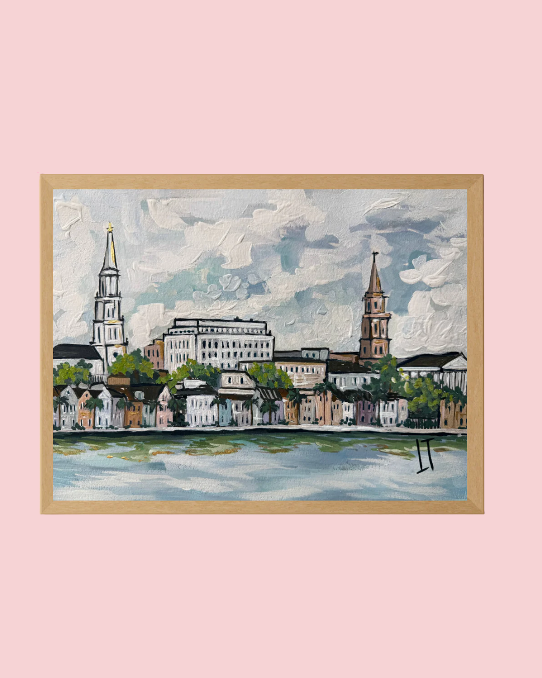 Charleston Inspired Print: City from the Harbor 