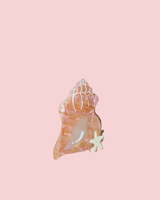 Jumbo Ocean Conch Hair Clip
