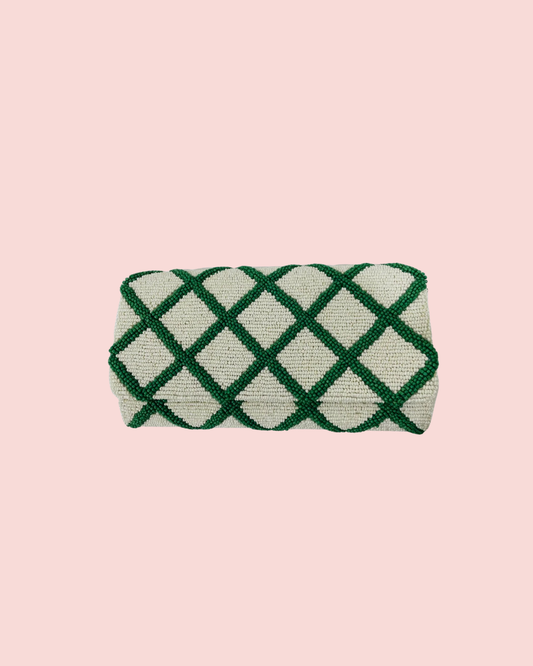 Ivy Green Beaded Bag