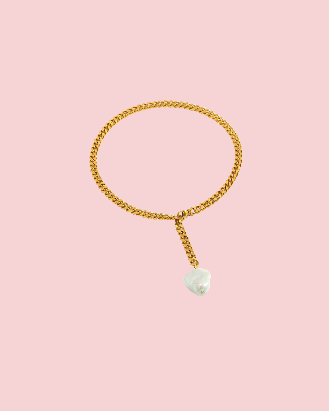 The Colette Pearl Drop Necklace | 18k Gold Plated Waterproof