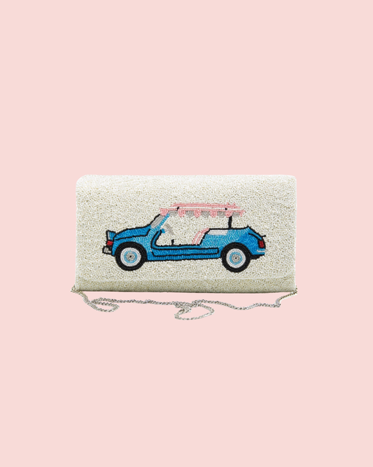 Beaded Car Clutch