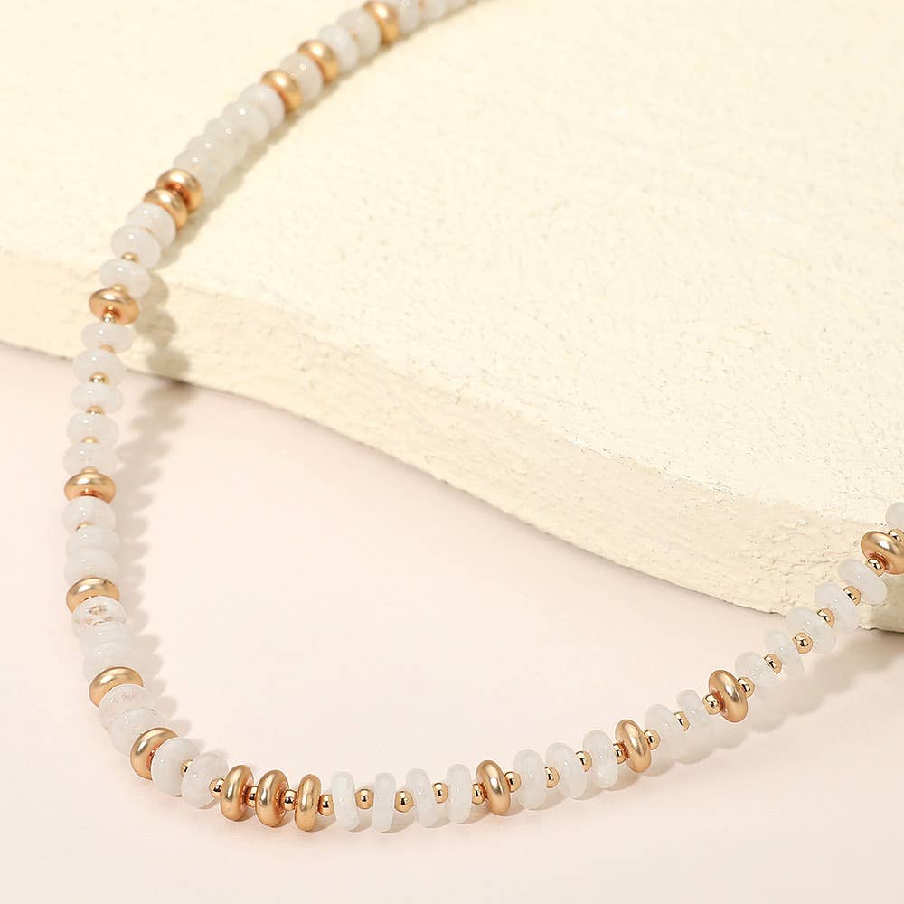 Multi Resin Beaded Necklace