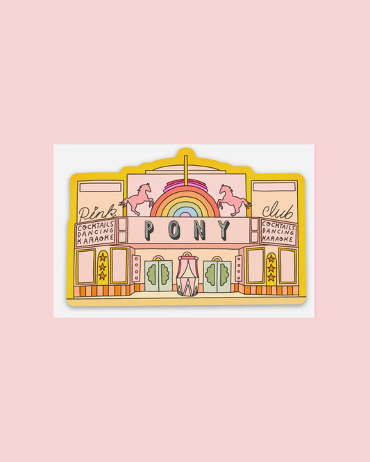 Pink Pony Club Sticker