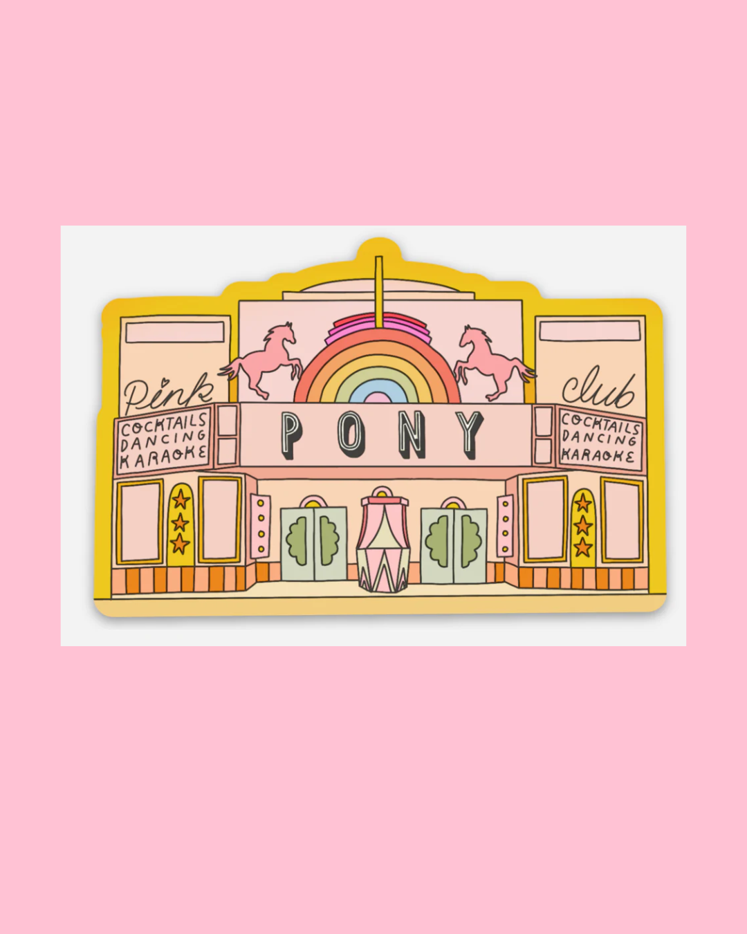 Pink Pony Club Sticker