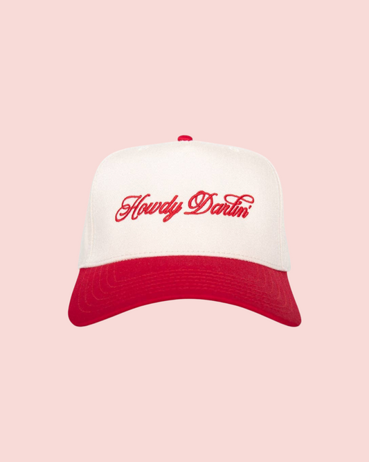 Howdy Darlin' Two-Toned Trucker Hats For Women