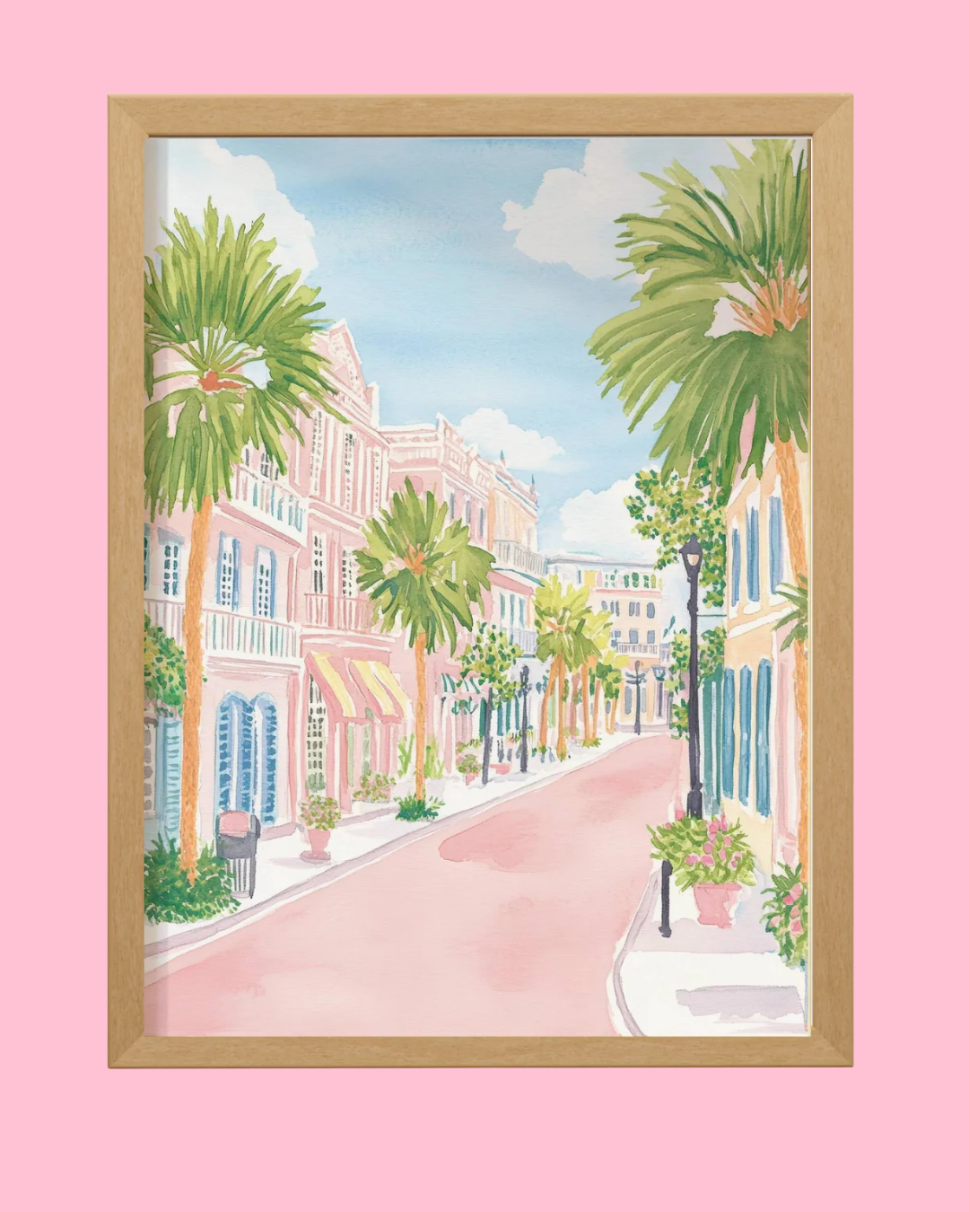 Charleston Street Art Print