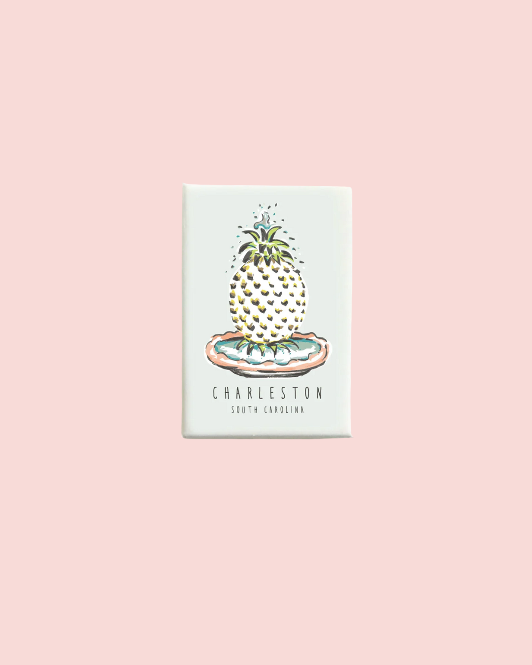 Charleston Pineapple Fountain Magnet