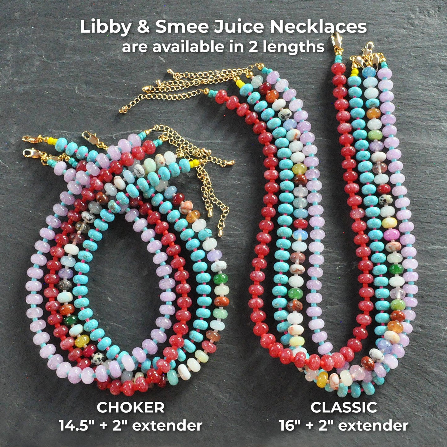 Turquoise Juice Gemstone Necklaces