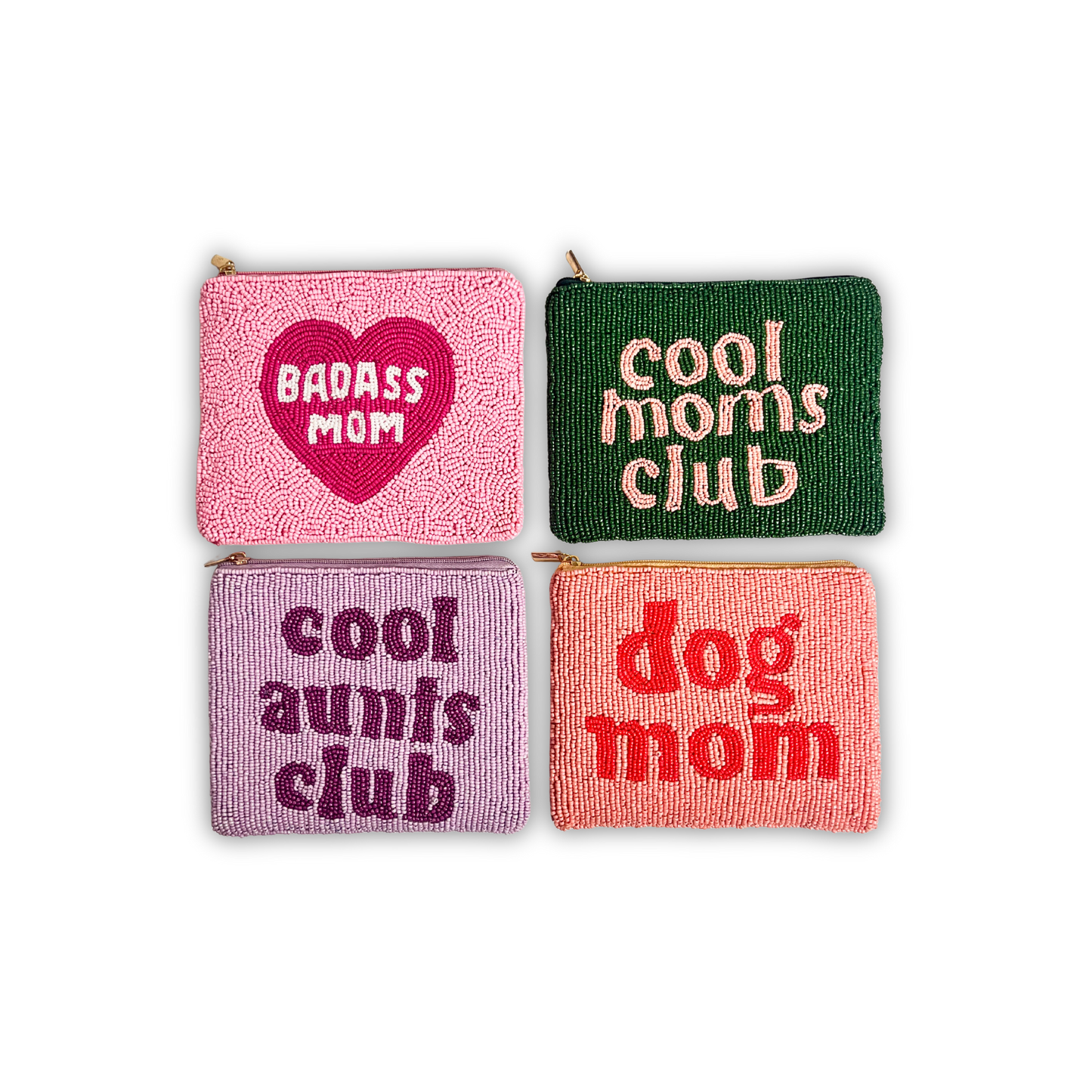 Pop Culture Themed XL Beaded Coin Purse