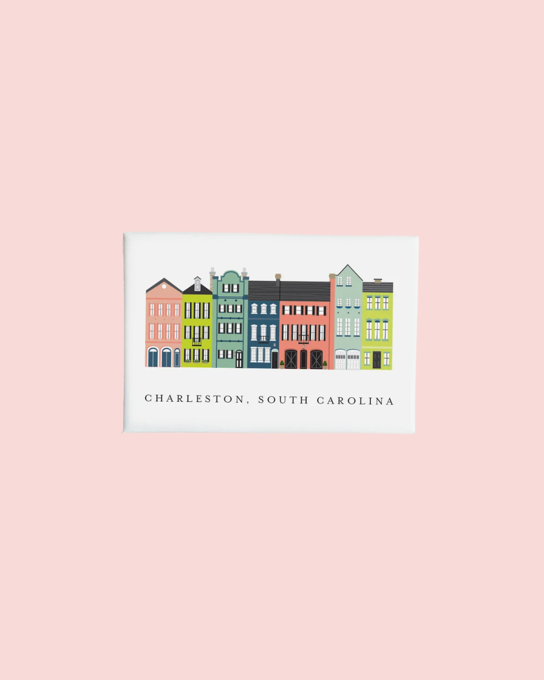Charleston Rainbow Row Magnet