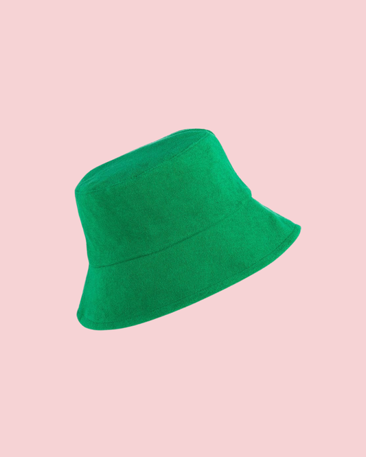 SOL TERRY BUCKET HAT, GREEN