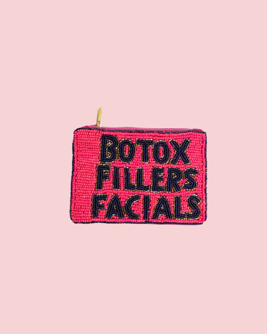 Ladies Bottox Fillers Facials Beaded Coin Purse