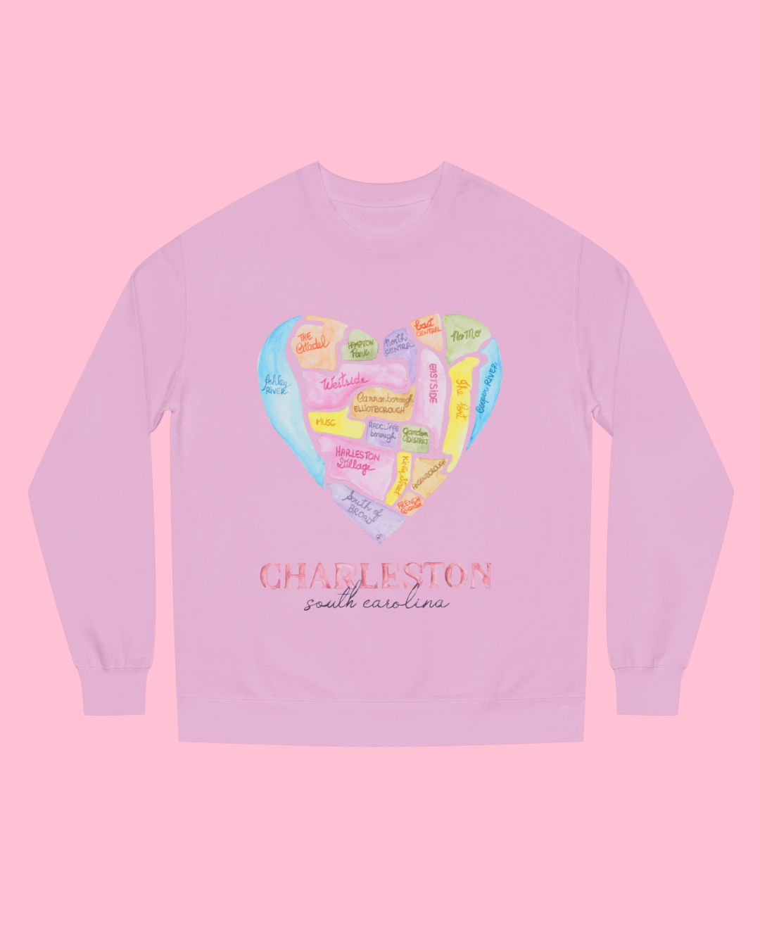 Charleston Heart Crewneck