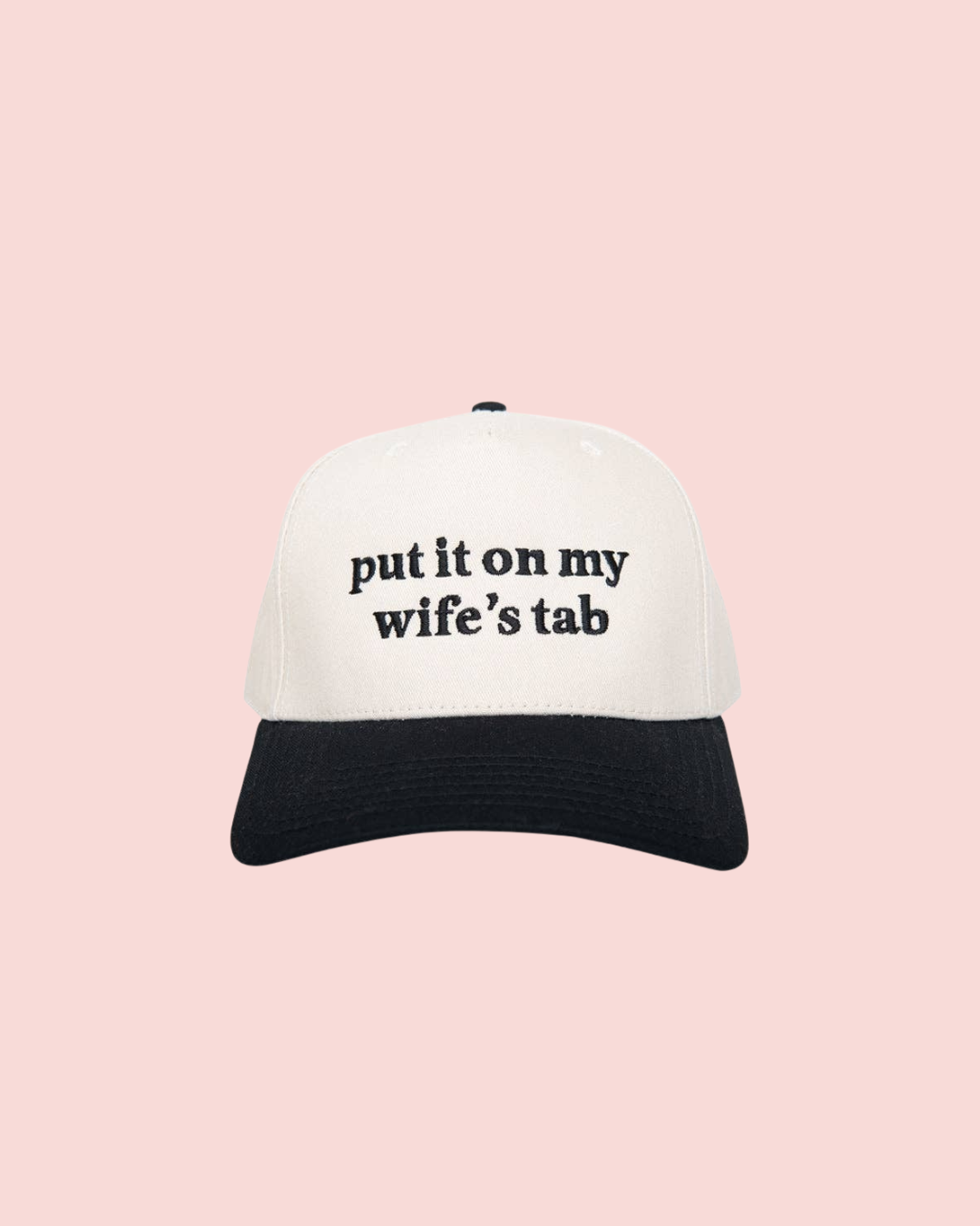 Put It On My Wife's Tab Men's Trucker Hats Vintage