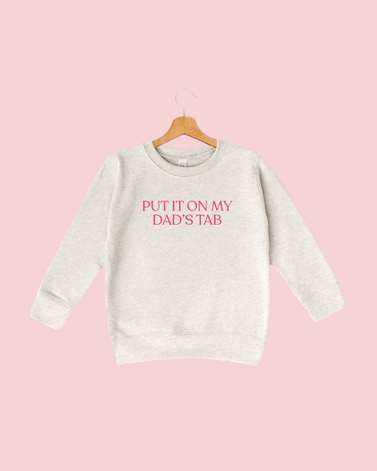 Put It On My Dad's Tab (Kids)