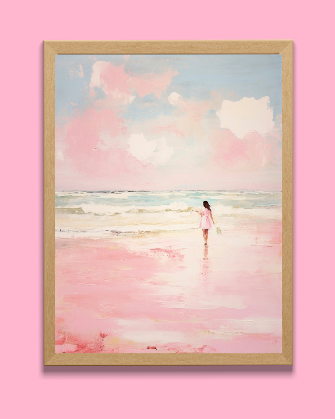 Blush Tides Art Print