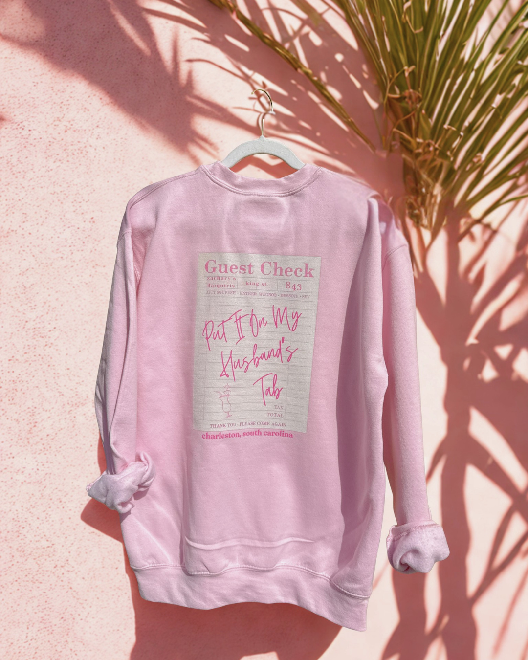 Put It on My Husband's Tab Crewneck