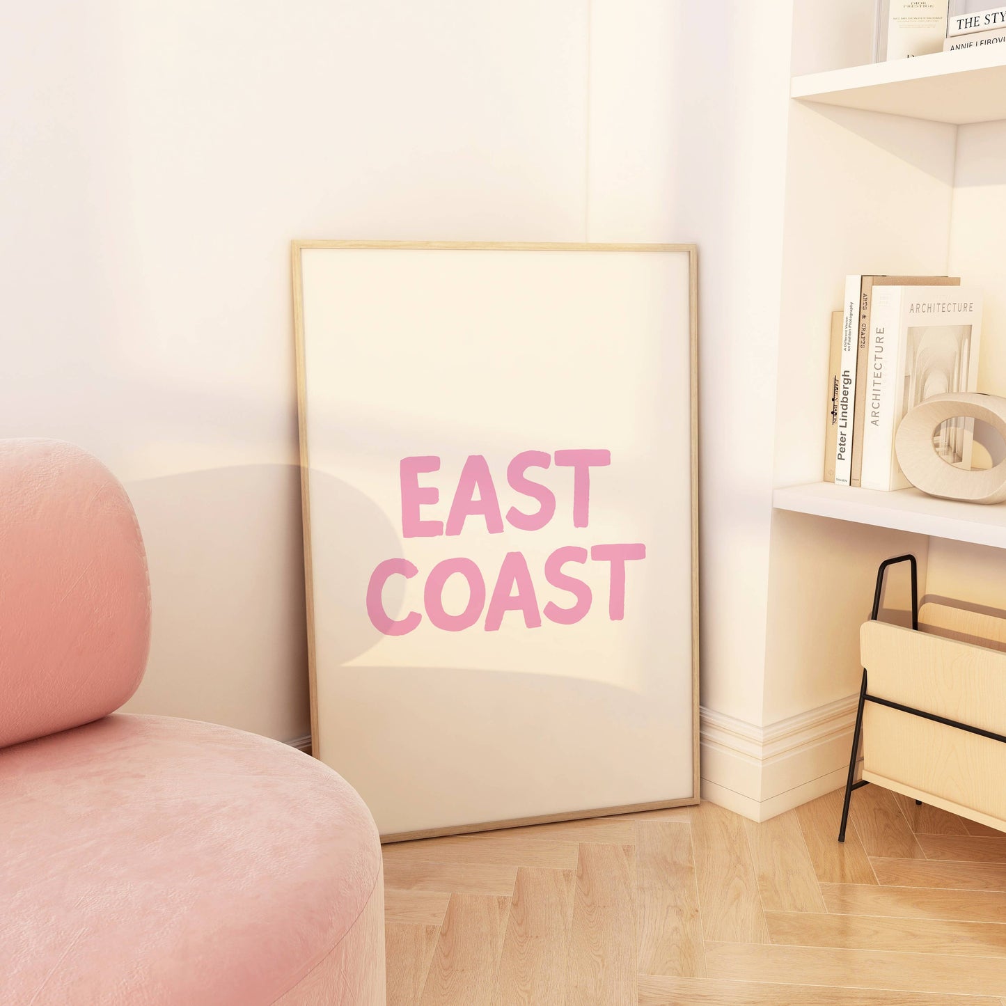 Pink East Coast Print