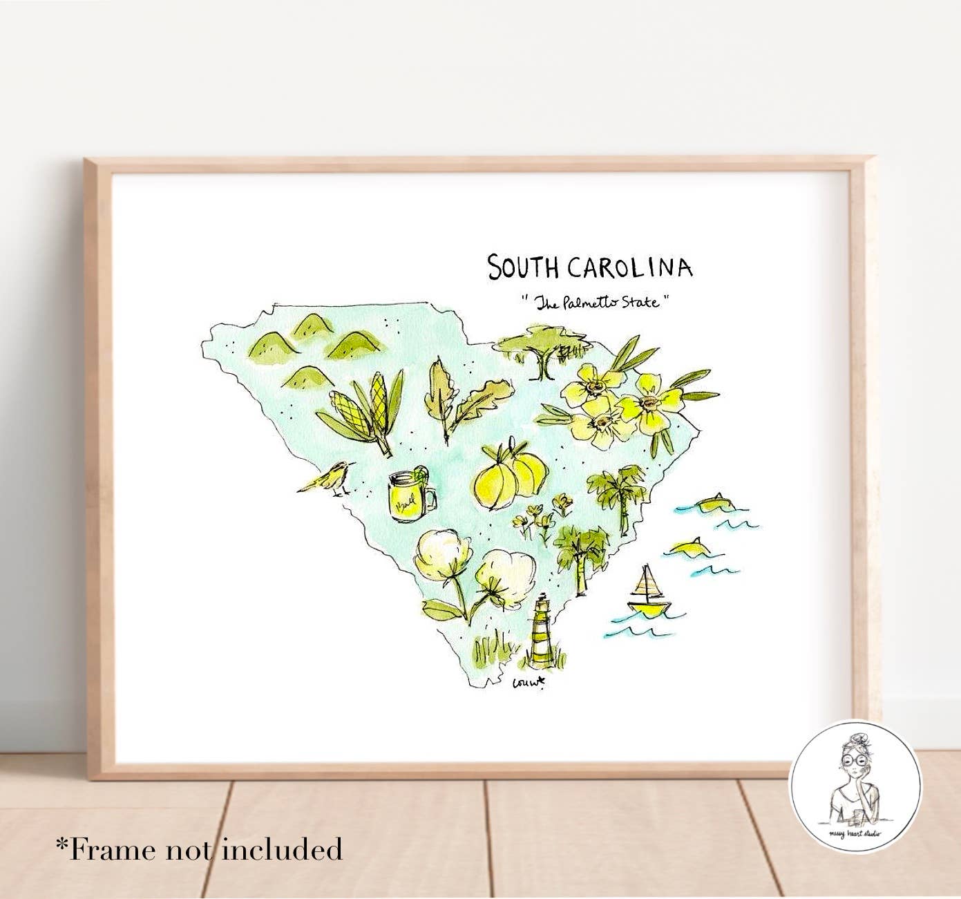 South Carolina State Map