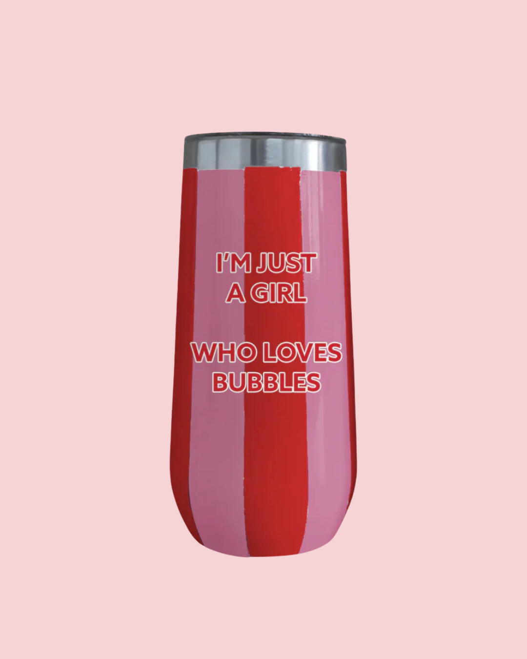 Just A Girl Who Loves Bubble Champagne Tumbler