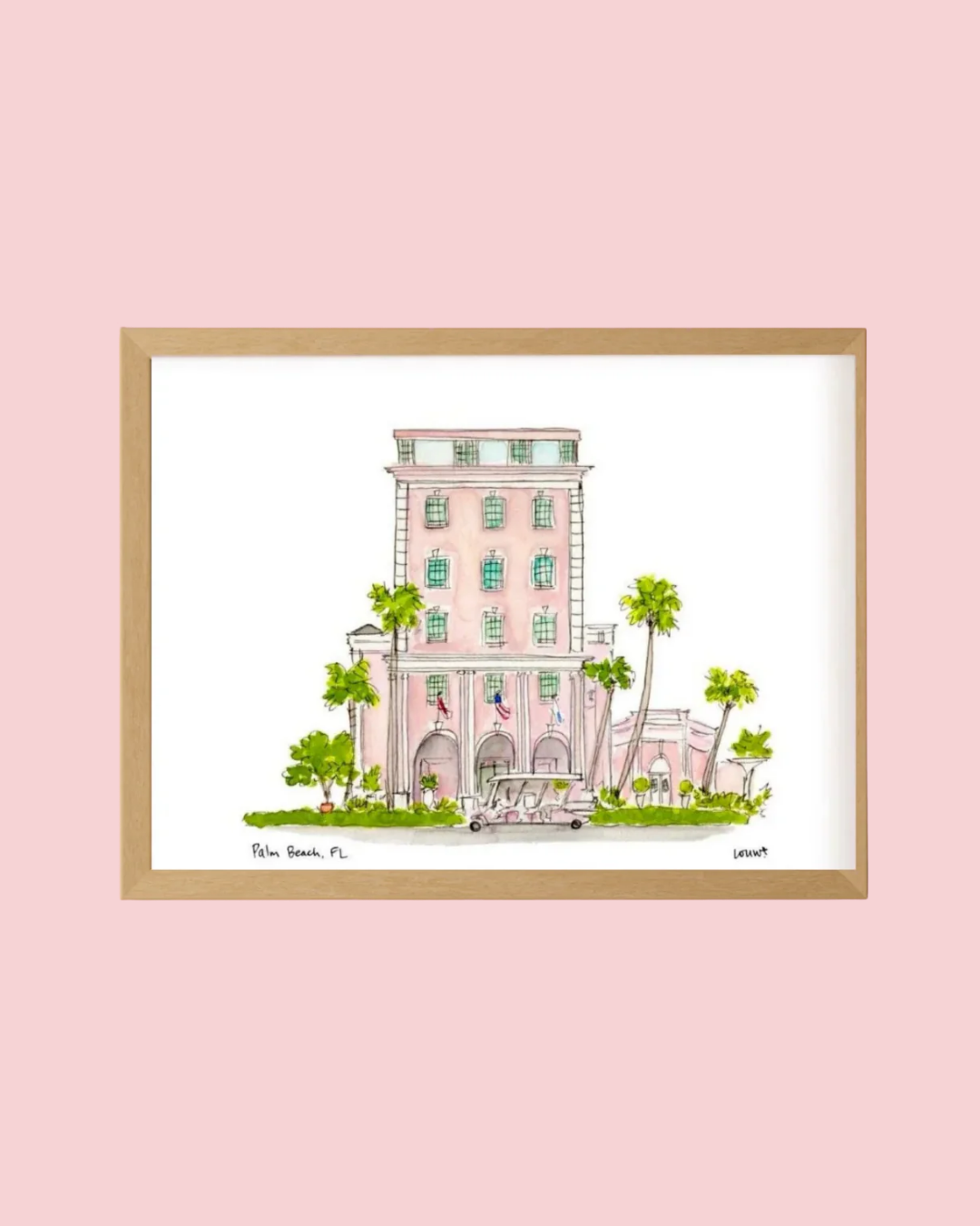 Palm Beach, Florida - Colony Hotel. Art Print