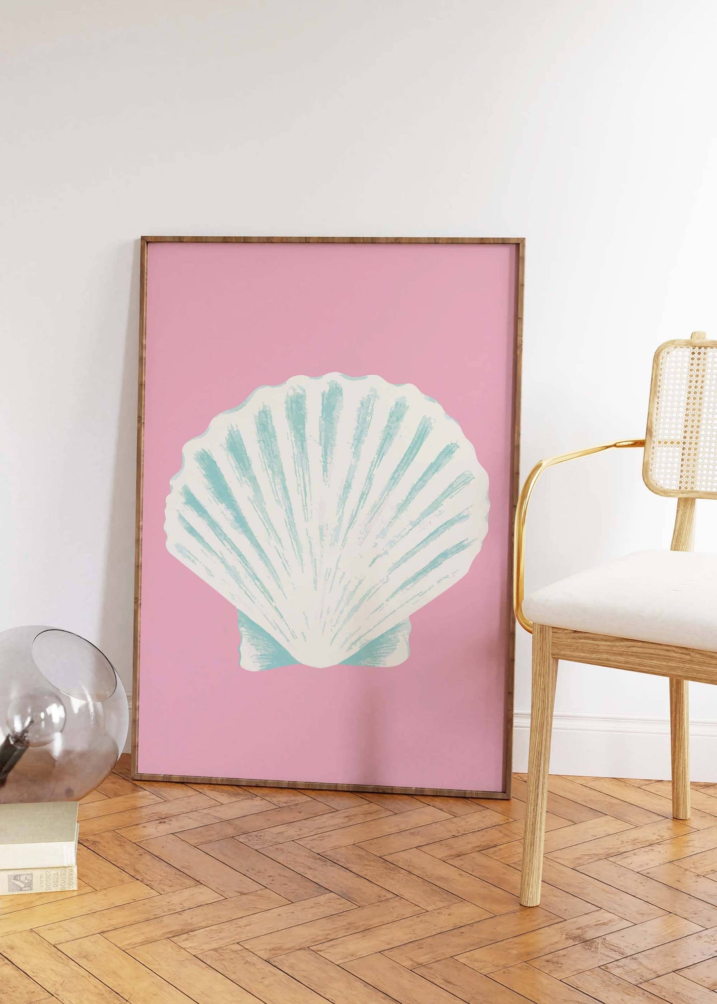 Pink Seashell Print