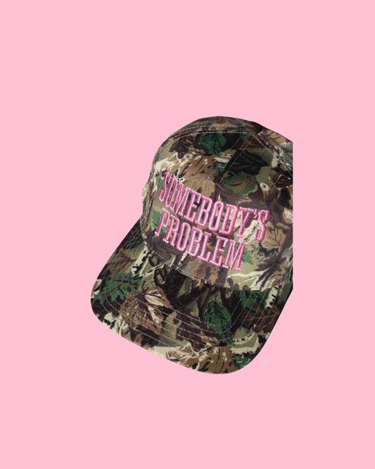 Somebody's Problem Embroidered Trucker Hat