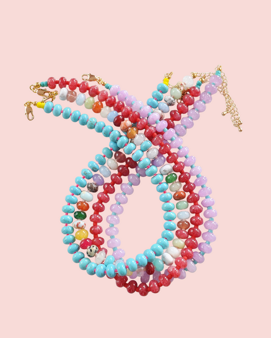 Gemstone Juice Necklaces