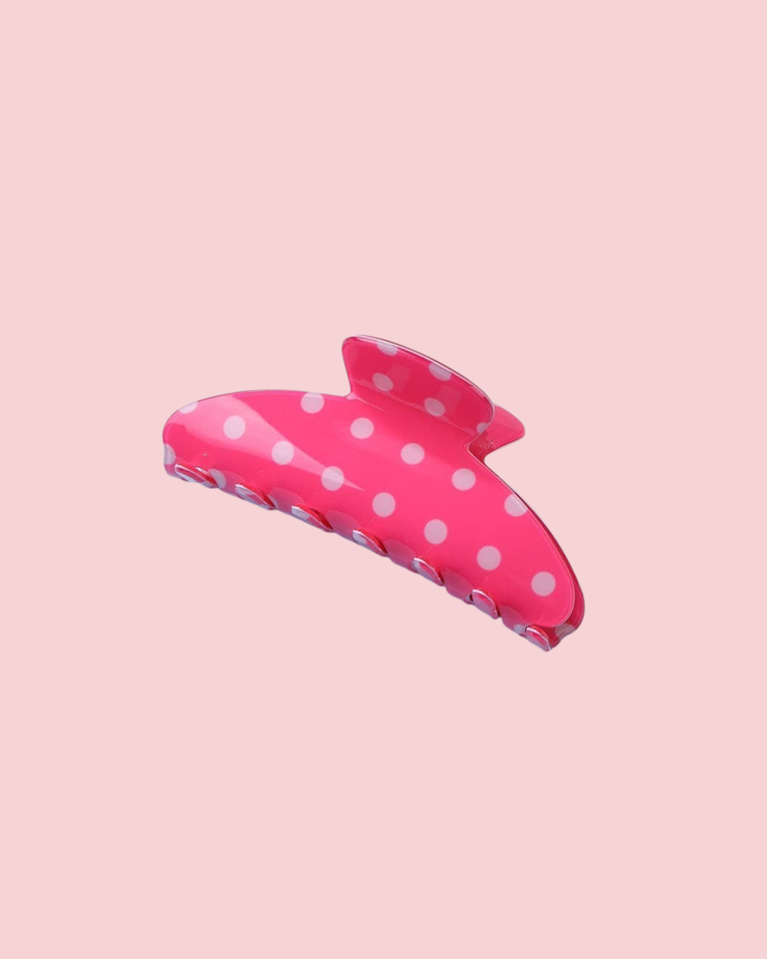 Retro Polka Dot Hair Claw