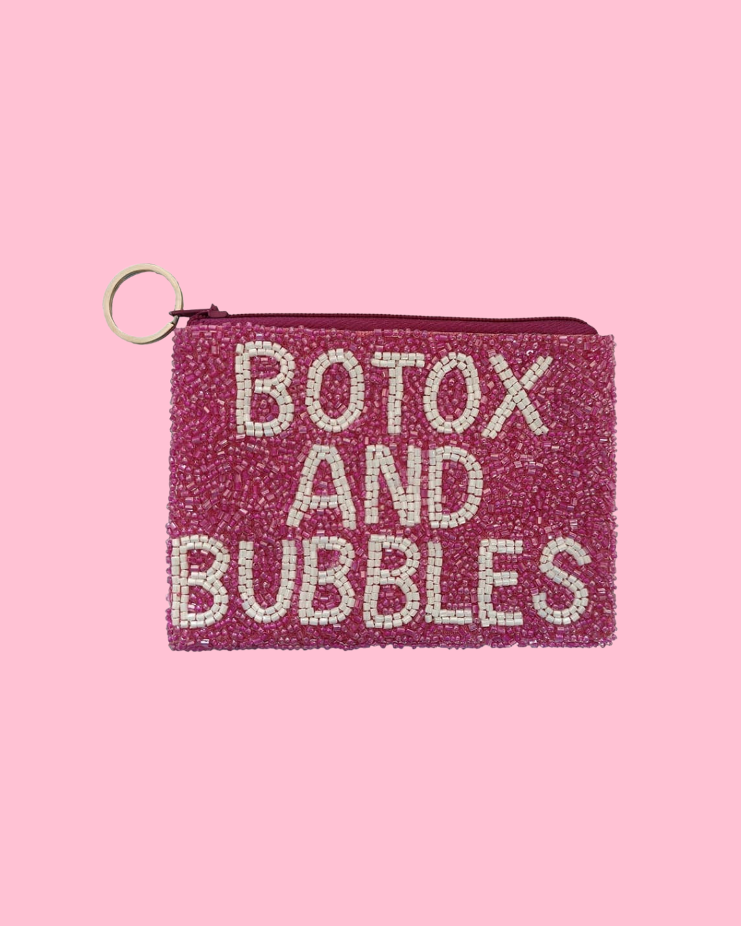 Botox & Bubbles Coin Purse
