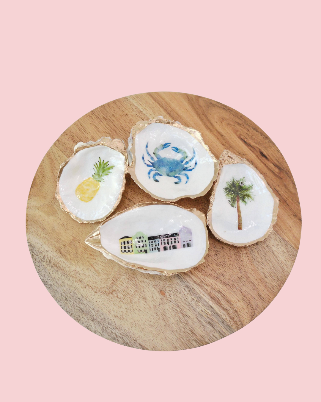 Charleston SC Inspired Oyster Ring Dish/Wine Topper/Magnet